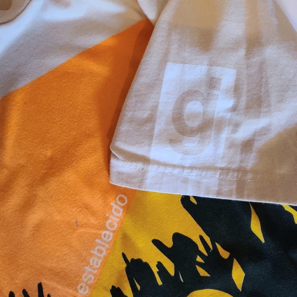 NWOT glassjaw Faces Tan Concert T-Shirt Medium - Picture 2 of 3